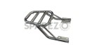 Royal Enfield GT and Interceptor 650 Rear Luggage Rack Carrier Chrome Finish - SPAREZO